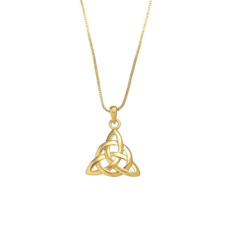 Gold Vermeil Trinity Circle Pendant